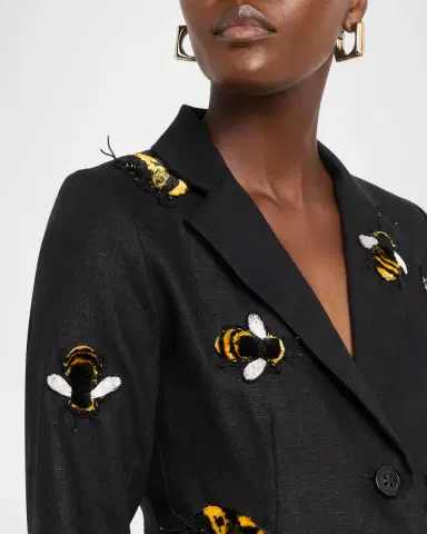 Libertine Buzz Off Linen Classic Jacket | Thumbnail 5