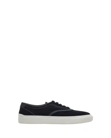 Ferragamo Men's Sunset Suede Low-Top Sneakers | Thumbnail 1