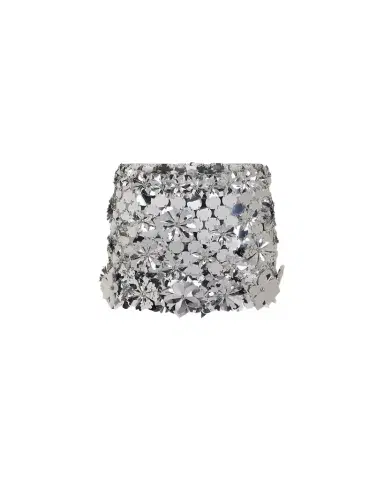 Rabanne Floral Sequined Mini Skirt | Thumbnail 1