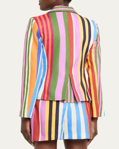 Libertine Tangier Stripe Linen Classic Jacket | Thumbnail 3 Libertine Tangier Stripe Linen Classic Jacket | Thumbnail 3