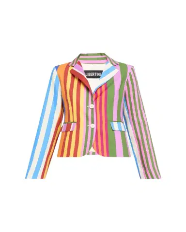 Libertine Tangier Stripe Linen Classic Jacket | Thumbnail 1 Libertine Tangier Stripe Linen Classic Jacket | Thumbnail 1