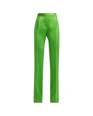 Tom Ford Pleated Silk Straight-Leg Trousers | Thumbnail 1 Tom Ford Pleated Silk Straight-Leg Trousers | Thumbnail 1