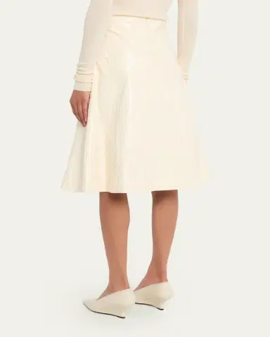A.W.A.K.E. MODE Knee-Length A-Line Skirt | Thumbnail 3 A.W.A.K.E. MODE Knee-Length A-Line Skirt | Thumbnail 3