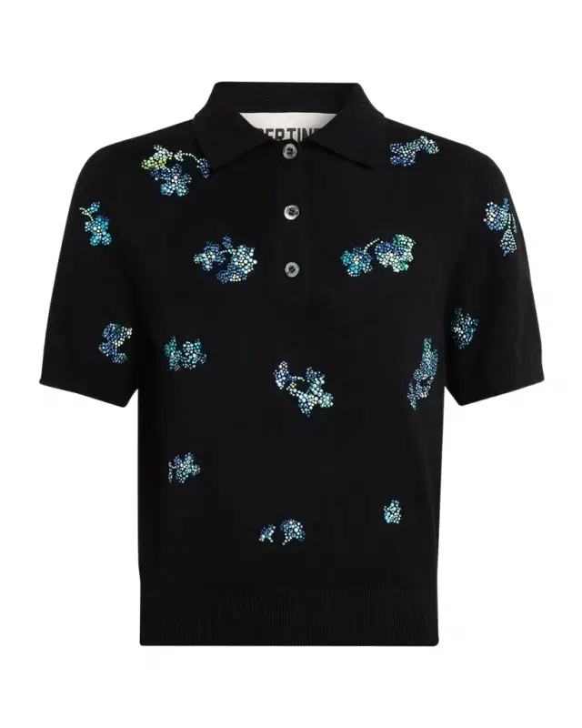 Libertine Bluebell Lane Cashmere Polo Sweater