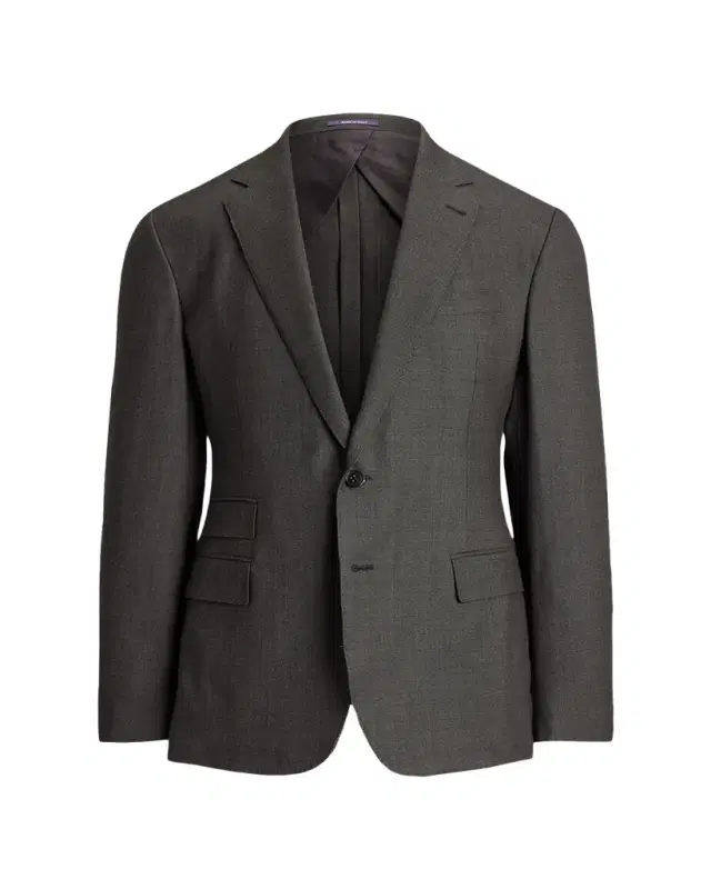 Ralph Lauren Purple Label Kent Hand-Tailored Wool Birdseye Suit