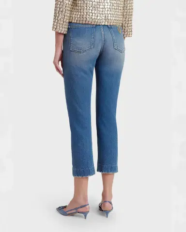 Valentino Garavani High-Rise Skinny-Leg Crop Jeans | Thumbnail 2 Valentino Garavani High-Rise Skinny-Leg Crop Jeans | Thumbnail 2