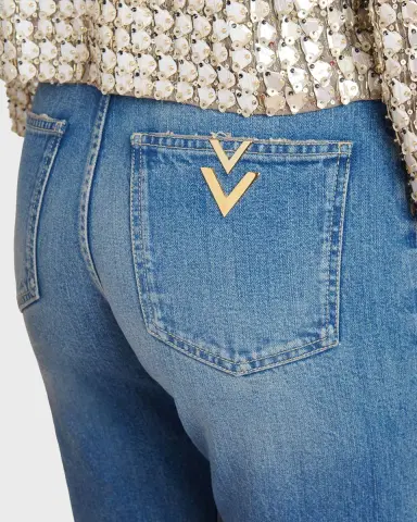 Valentino Garavani High-Rise Skinny-Leg Crop Jeans | Thumbnail 4 Valentino Garavani High-Rise Skinny-Leg Crop Jeans | Thumbnail 4