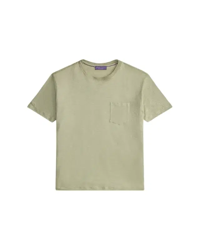 Ralph Lauren Purple Label Men's Linen Jersey Pocket T-Shirt