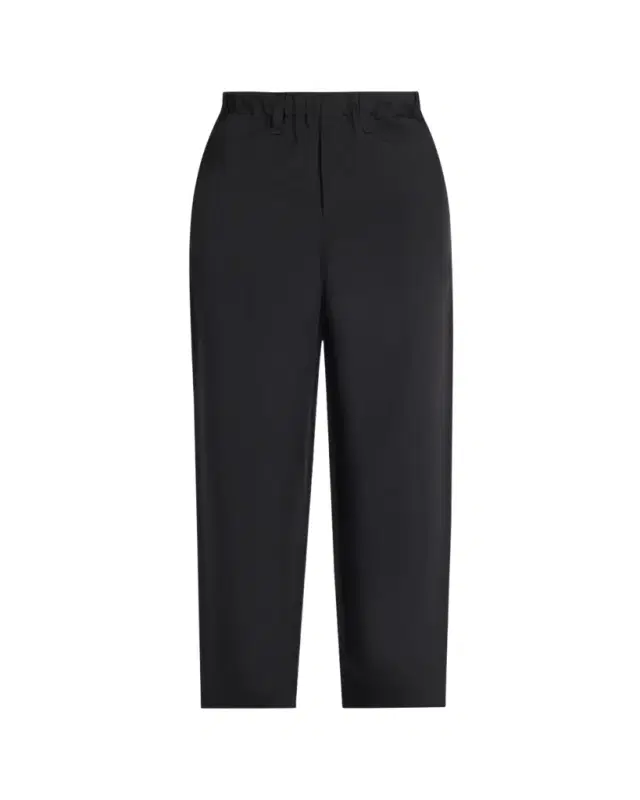 IM MEN Men's Flat Front Elastic-Waistband Trousers