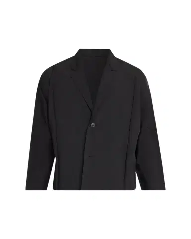 IM MEN Men's Black Flat Loose Fit Jacket | Thumbnail 1 IM MEN Men's Black Flat Loose Fit Jacket | Thumbnail 1