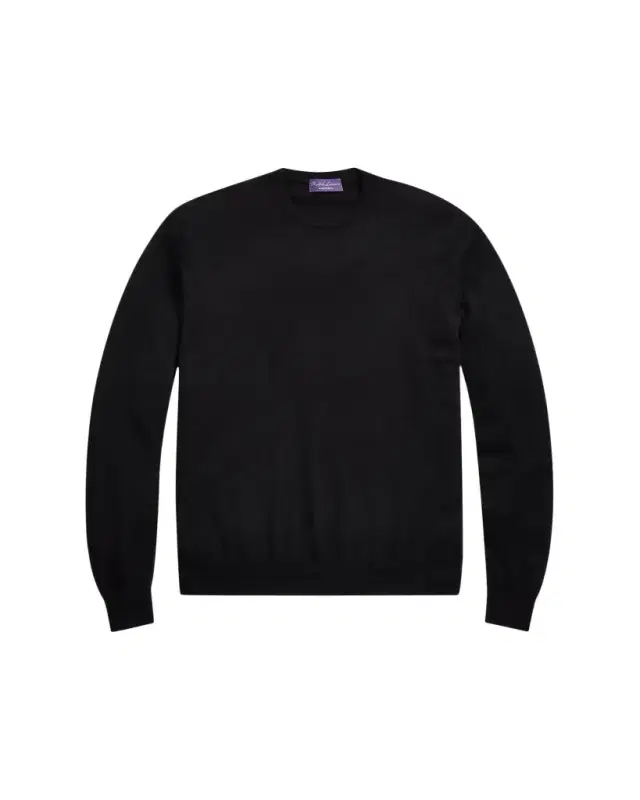 Ralph Lauren Purple Label Men's 18GG Cashmere Crewneck Sweater