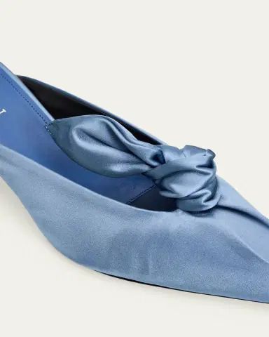 Lanvin 50mm Satin Bow Mule Pumps | Thumbnail 5 Lanvin 50mm Satin Bow Mule Pumps | Thumbnail 5