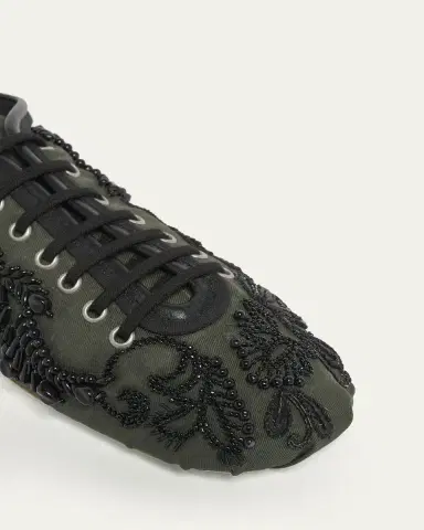 Dries Van Noten Embroidered Ballerina Sneakers | Thumbnail 3