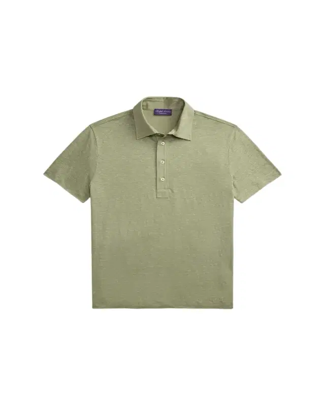 Ralph Lauren Purple Label Linen Jersey Polo Shirt