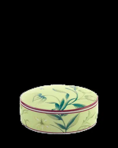 GINORI 1735 Florenza Acanto Round Covered Box | Thumbnail 2