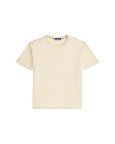 Ralph Lauren Purple Label Men's Linen Jersey Pocket T-Shirt | Thumbnail 1 Ralph Lauren Purple Label Men's Linen Jersey Pocket T-Shirt | Thumbnail 1