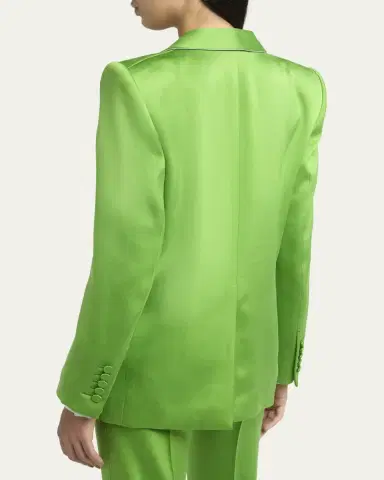 Tom Ford Single-Breasted Silk-Wool Blazer Jacket | Thumbnail 3