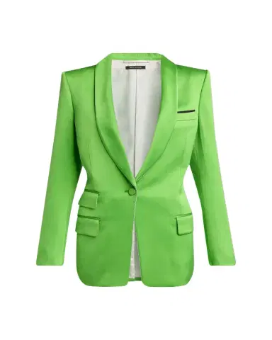 Tom Ford Single-Breasted Silk-Wool Blazer Jacket | Thumbnail 1