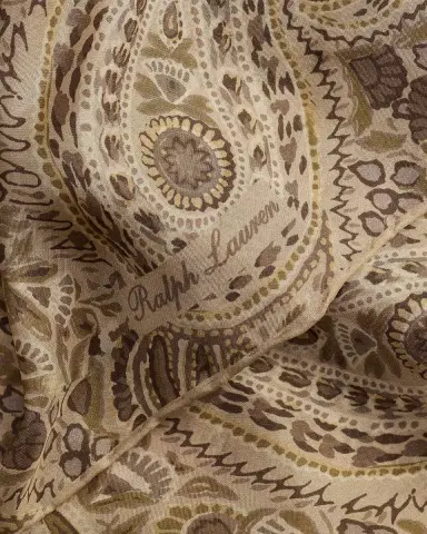 Ralph Lauren Purple Label Men's Paisley-Print Silk Neckerchief | Thumbnail 4