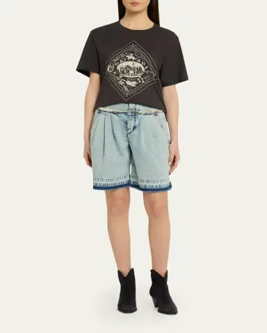 Etoile Isabel Marant Zewel Mayan-Print Cotton T-Shirt | Thumbnail 2 Etoile Isabel Marant Zewel Mayan-Print Cotton T-Shirt | Thumbnail 2