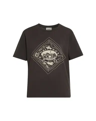 Etoile Isabel Marant Zewel Mayan-Print Cotton T-Shirt | Thumbnail 1 Etoile Isabel Marant Zewel Mayan-Print Cotton T-Shirt | Thumbnail 1