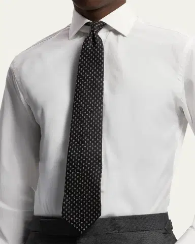 Ralph Lauren Purple Label Dotted-Diamond Silk Tie | Thumbnail 4 Ralph Lauren Purple Label Dotted-Diamond Silk Tie | Thumbnail 4