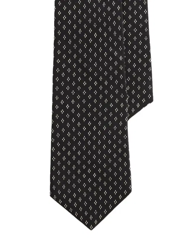 Dotted-Diamond Silk Tie