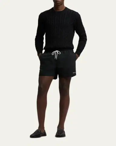 Ralph Lauren Purple Label Men's The Iconic Cable-Knit Sweater | Thumbnail 2 Ralph Lauren Purple Label Men's The Iconic Cable-Knit Sweater | Thumbnail 2
