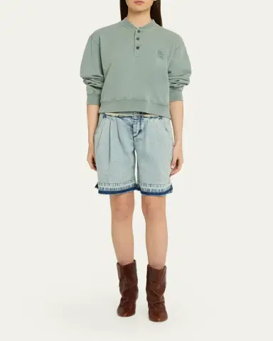 Etoile Isabel Marant Simony Logo-Embroidered Sweatshirt | Thumbnail 2 Etoile Isabel Marant Simony Logo-Embroidered Sweatshirt | Thumbnail 2