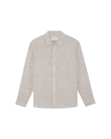 Frescobol Carioca Men's Cotton Stripe Button-Down Shirt | Thumbnail 1 Frescobol Carioca Men's Cotton Stripe Button-Down Shirt | Thumbnail 1