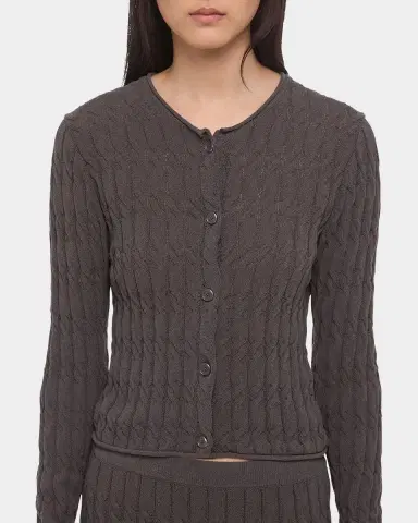 Helmut Lang Cable-Knit Cardigan | Thumbnail 5 Helmut Lang Cable-Knit Cardigan | Thumbnail 5