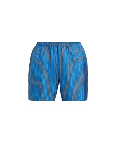 Versace Men's Meander Print Silk Shorts | Thumbnail 1