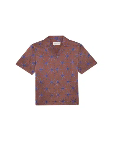 Frescobol Carioca Men's Silk Sol-Printed Short-Sleeve Camp Shirt | Thumbnail 1