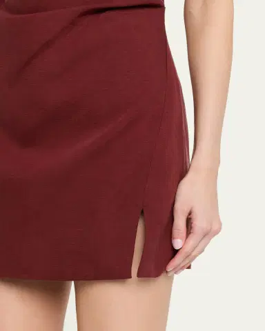 Ronny Kobo Winnie One-Shoulder Draped Mini Dress | Thumbnail 5 Ronny Kobo Winnie One-Shoulder Draped Mini Dress | Thumbnail 5