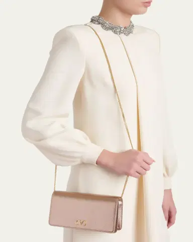 Valentino Garavani Mini Laminated Leather Crossbody Bag | Thumbnail 2 Valentino Garavani Mini Laminated Leather Crossbody Bag | Thumbnail 2