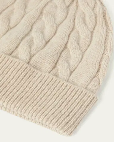 Loro Piana Cedar Cable-Knit Cashmere Beanie | Thumbnail 5 Loro Piana Cedar Cable-Knit Cashmere Beanie | Thumbnail 5