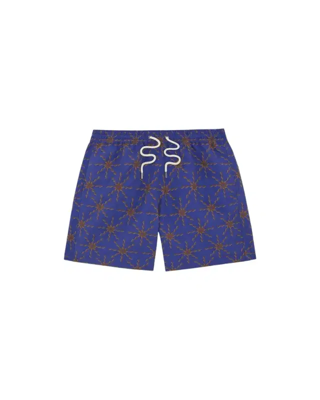 Men's Sol-Printed Swim Trunks