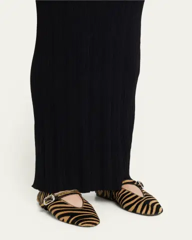 Le Monde Béryl Stella Zebra Calf Hair Ballerina Flats | Thumbnail 2 Le Monde Béryl Stella Zebra Calf Hair Ballerina Flats | Thumbnail 2