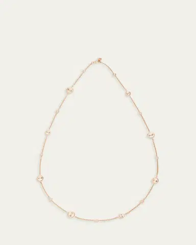 Pomellato 18K Rose Gold Diamond Pom Pom Dot Necklace | Thumbnail 2 Pomellato 18K Rose Gold Diamond Pom Pom Dot Necklace | Thumbnail 2