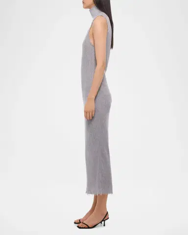 Helmut Lang Turtleneck Tank Dress | Thumbnail 4 Helmut Lang Turtleneck Tank Dress | Thumbnail 4