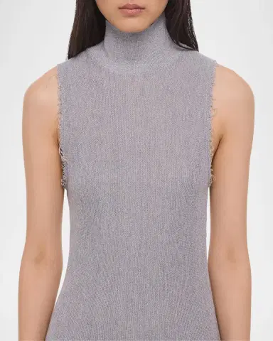 Helmut Lang Turtleneck Tank Dress | Thumbnail 5 Helmut Lang Turtleneck Tank Dress | Thumbnail 5