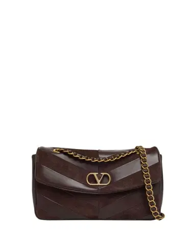 Valentino Garavani Djuna Medium Patchwork Chevron Shoulder Bag | Thumbnail 1 Valentino Garavani Djuna Medium Patchwork Chevron Shoulder Bag | Thumbnail 1