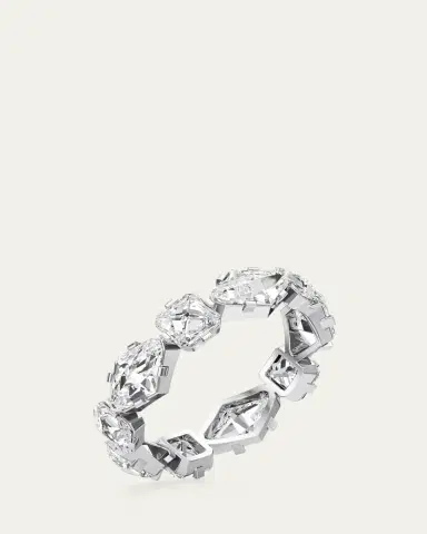 Unsaid Armor Eternity Diamond Band in 18K White Gold | Thumbnail 2 Unsaid Armor Eternity Diamond Band in 18K White Gold | Thumbnail 2