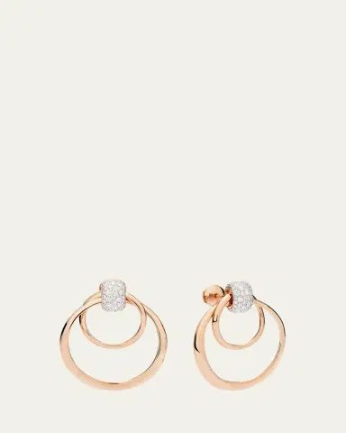 Pomellato Together 18K Rose Gold Diamond Earrings | Thumbnail 2