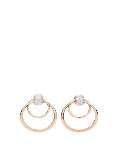 Pomellato Together 18K Rose Gold Diamond Earrings | Thumbnail 1