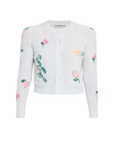 BERNADETTE Clemente Floral Crewneck Cardigan | Thumbnail 1