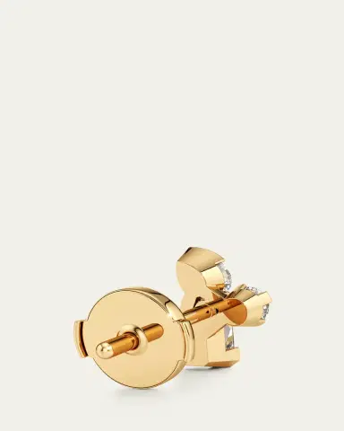 Unsaid Meta Lab-Grown Diamond Cluster Stud Earrings in 18K Yellow Gold | Thumbnail 2 Unsaid Meta Lab-Grown Diamond Cluster Stud Earrings in 18K Yellow Gold | Thumbnail 2