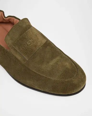 Givenchy Men's Suede Elasticized Loafers | Thumbnail 4 Givenchy Men's Suede Elasticized Loafers | Thumbnail 4
