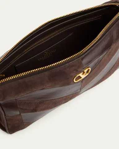 Valentino Garavani Panthea Small Patchwork Chevron Shoulder Bag | Thumbnail 4 Valentino Garavani Panthea Small Patchwork Chevron Shoulder Bag | Thumbnail 4