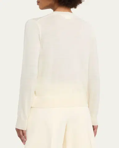 Comme des Garçons Comme des Garçons Rosette Wool Crewneck Sweater | Thumbnail 7 Comme des Garçons Comme des Garçons Rosette Wool Crewneck Sweater | Thumbnail 7